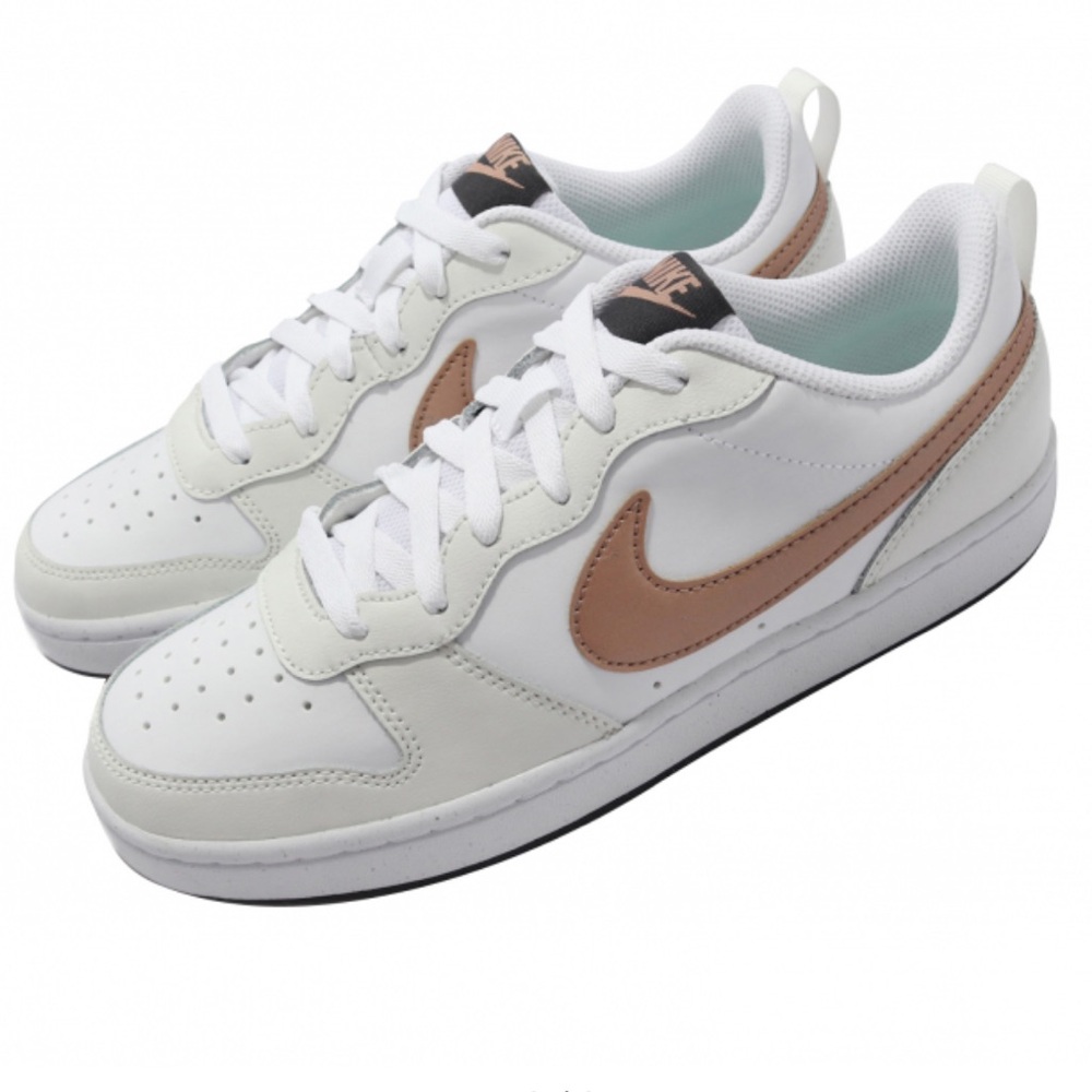 Nike Court Borough Low 2 GS White Metallic Red Bronze